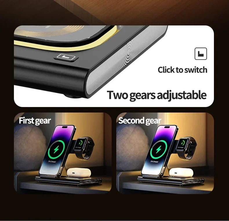 Wireless Charging Dock – iPhone | Watch | AirPods