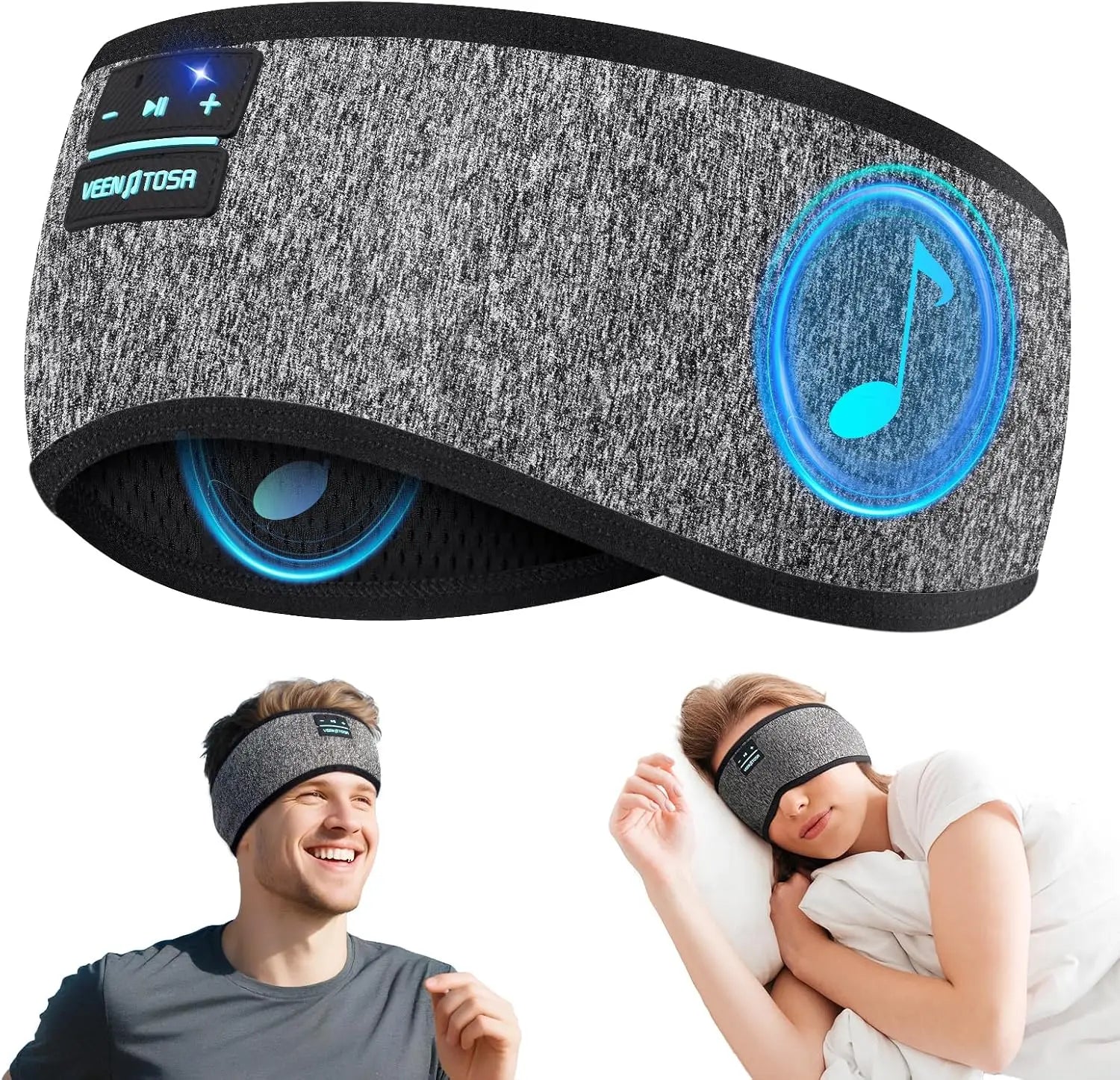 Bluetooth Earphones Sports Side Elastic Wireless Headphones Music Eye Mask Wireless Bluetooth