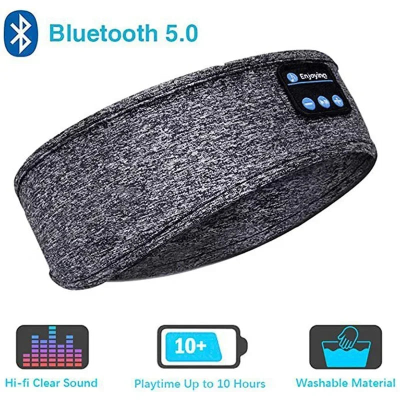 Bluetooth Earphones Sports Side Elastic Wireless Headphones Music Eye Mask Wireless Bluetooth