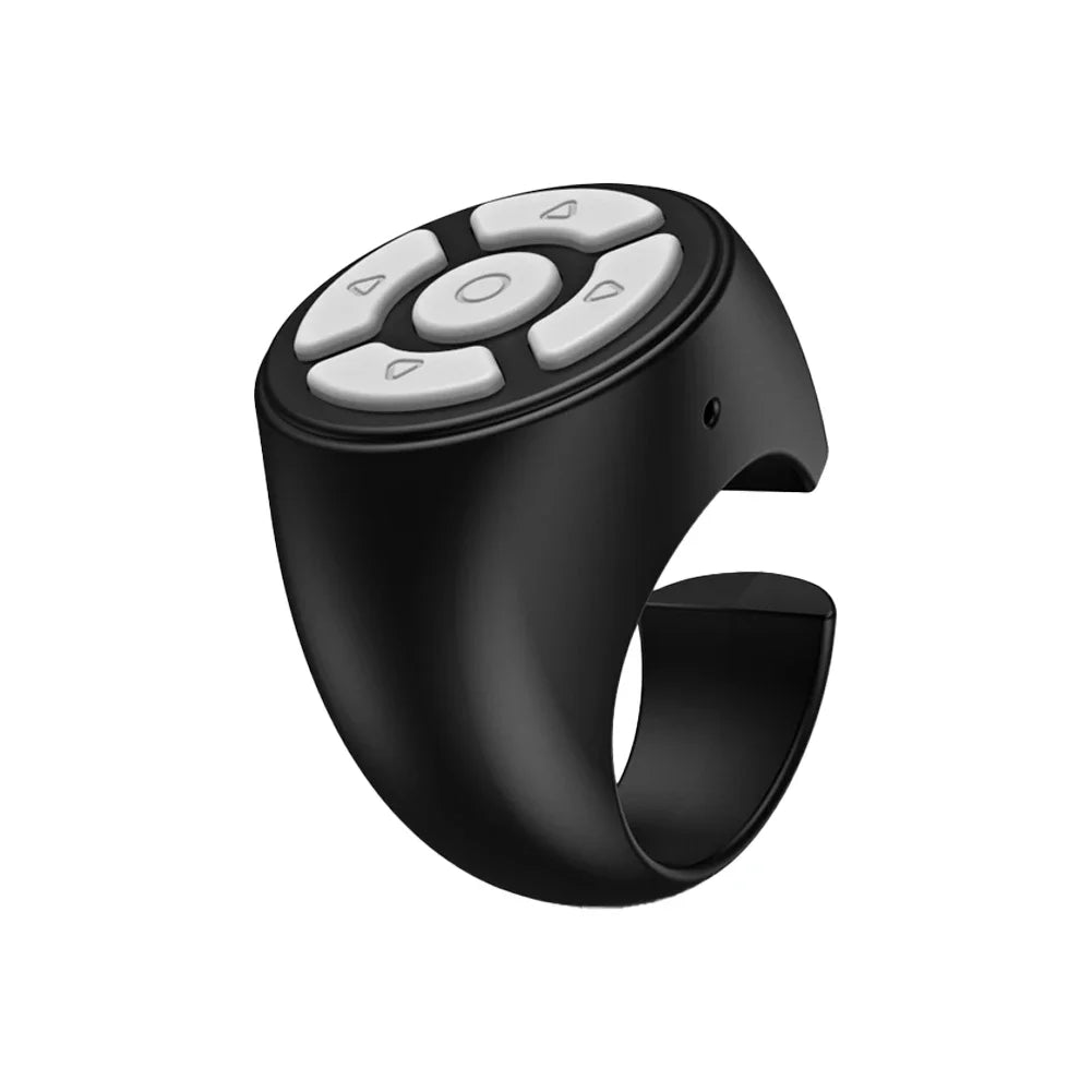 Remote Control Scrolling Ring Wireless Finger Shutter  Page TurnerMobile Phone Controller Bluetoothcompatible