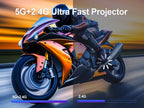 Projector Magcubic HY300 Pro Projector 200ANSI Native 720P Wireless Screen Mirroring System Dual Band WiFi Hi-chip A3100 for Home Theater