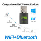 600Mbps USB WiFi & Bluetooth Adapter