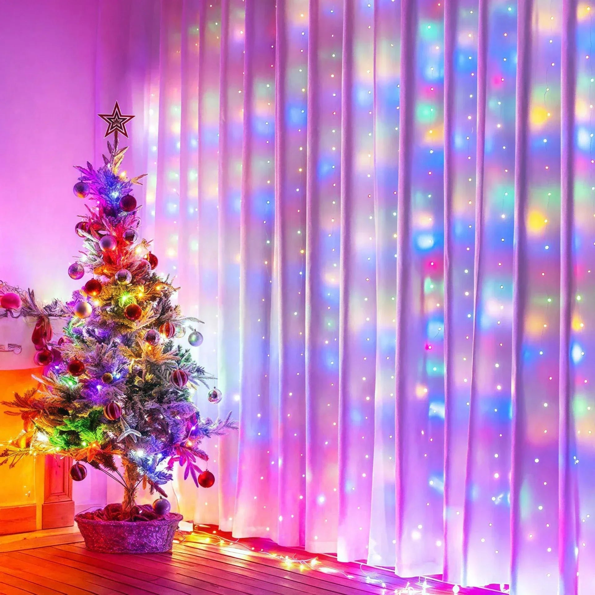 String Lights with Remote USB