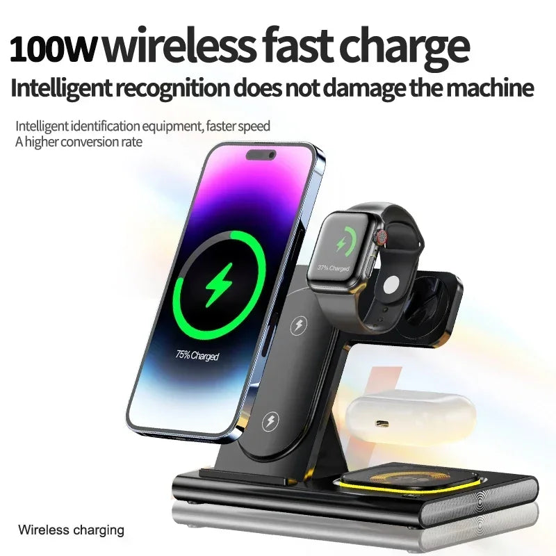Wireless Charging Dock – iPhone | Watch | AirPods