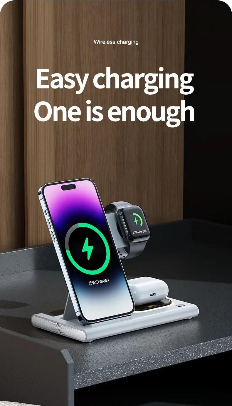 Wireless Charging Dock – iPhone | Watch | AirPods