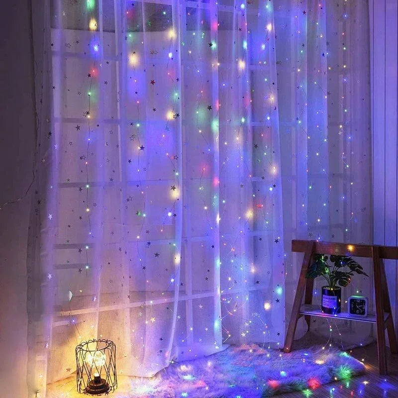 String Lights with Remote USB