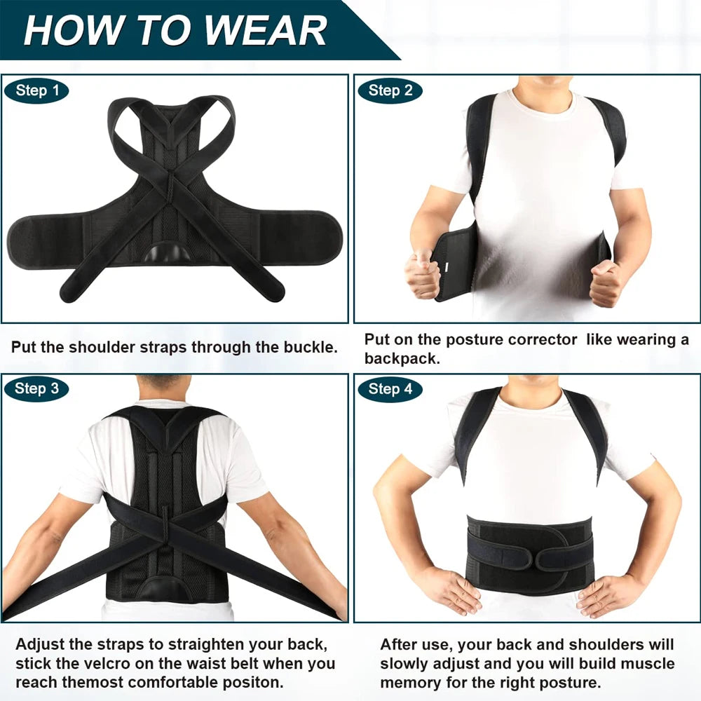 Posture Trainer Brace for Men & Women
