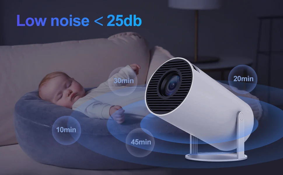 Projector Magcubic HY300 Pro Projector 200ANSI Native 720P Wireless Screen Mirroring System Dual Band WiFi Hi-chip A3100 for Home Theater
