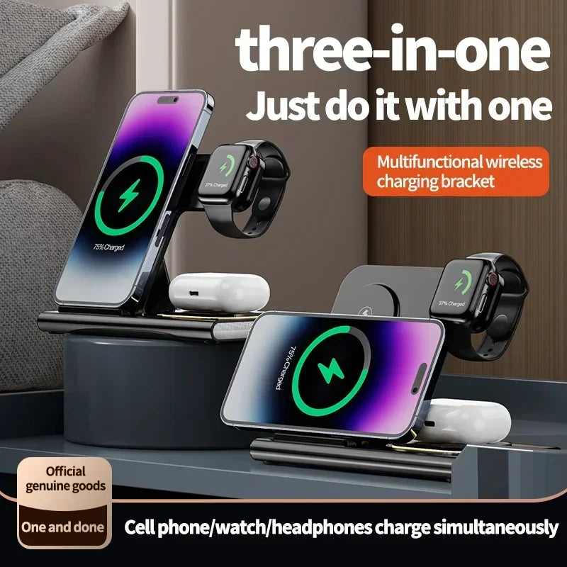 Wireless Charging Dock – iPhone | Watch | AirPods