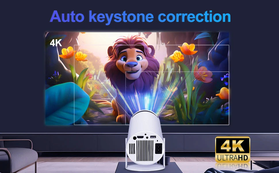 Projector Magcubic HY300 Pro Projector 200ANSI Native 720P Wireless Screen Mirroring System Dual Band WiFi Hi-chip A3100 for Home Theater