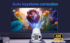Projector Magcubic HY300 Pro Projector 200ANSI Native 720P Wireless Screen Mirroring System Dual Band WiFi Hi-chip A3100 for Home Theater