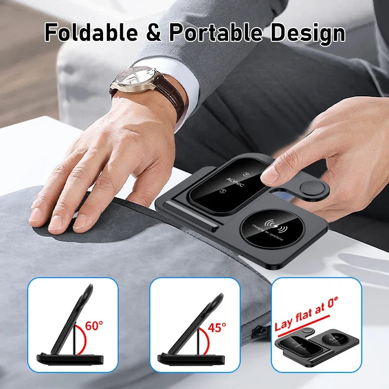 Wireless Charger for iPhone, Watch & AirPods