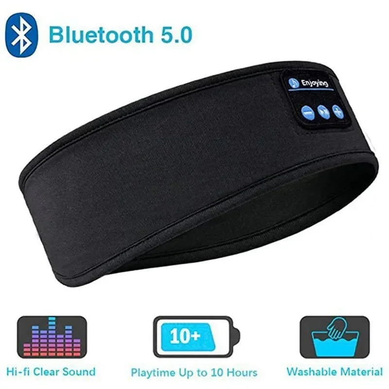 Bluetooth Earphones Sports Side Elastic Wireless Headphones Music Eye Mask Wireless Bluetooth