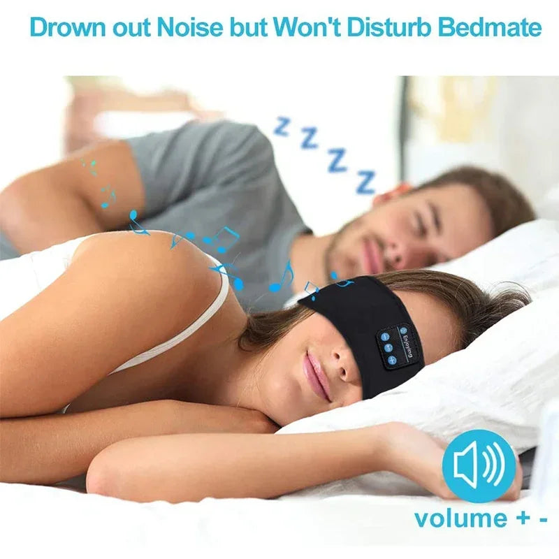 Bluetooth Earphones Sports Side Elastic Wireless Headphones Music Eye Mask Wireless Bluetooth
