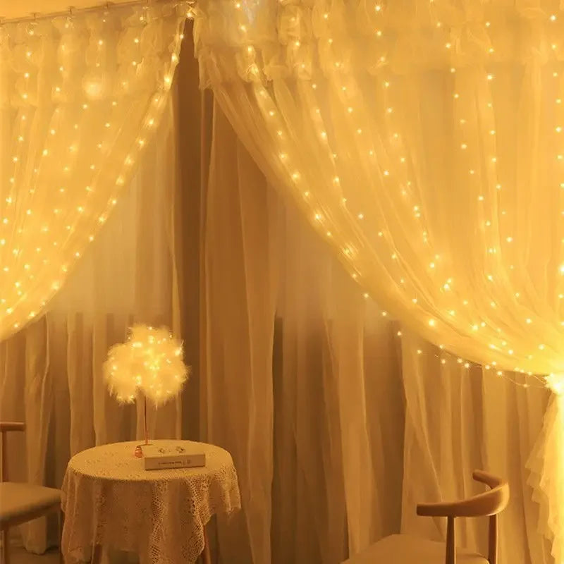 String Lights with Remote USB