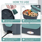 1.5L Electric Lunch Box Food Warmer
