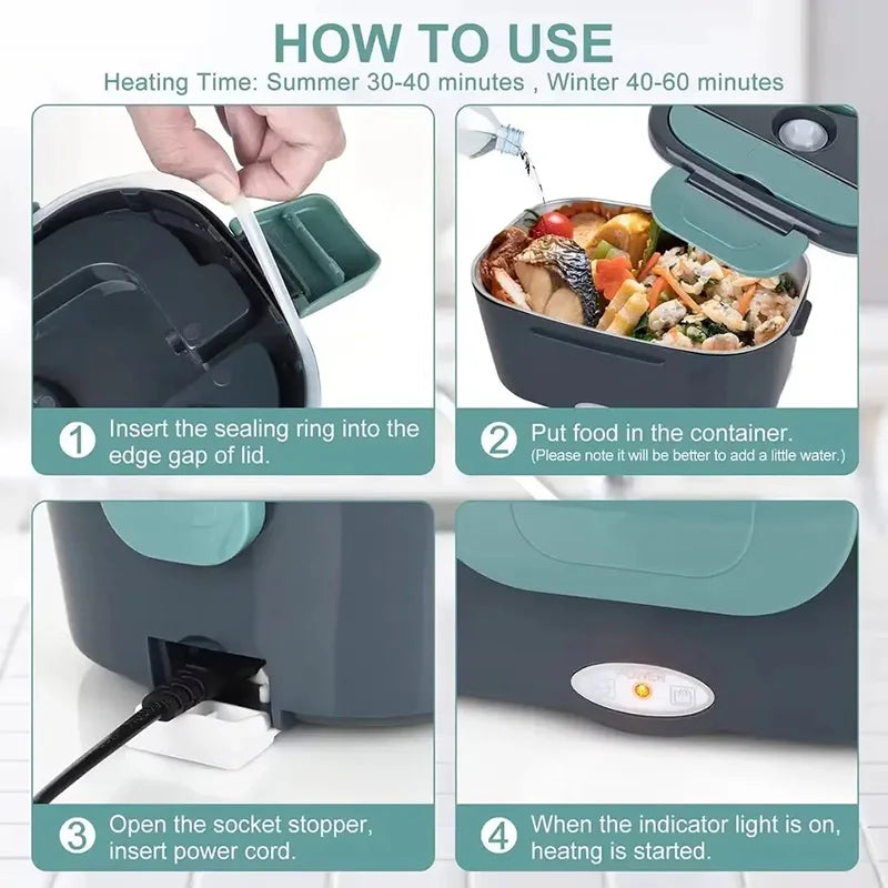 1.5L Electric Lunch Box Food Warmer