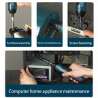 Screwdriver 3.6V lithium Cordless Electric Screwdriver Set Power Screwdriver 4 torque setting
