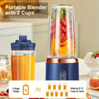 Juicer Portable Multi-Function  with Rechargeable Battery - Compact Food-Grade PP Cup, On-the-Go Use, Cross-Border Wholesale