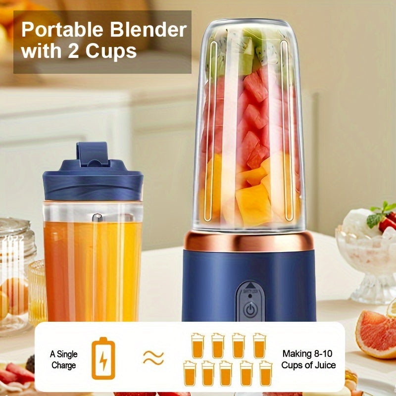 Juicer Portable Multi-Function  with Rechargeable Battery - Compact Food-Grade PP Cup, On-the-Go Use, Cross-Border Wholesale