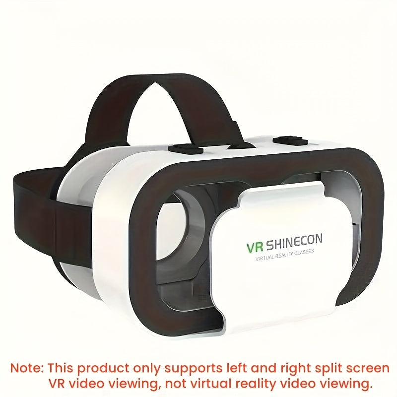 Headset 1pc VR 3D Virtual Reality - Adjustable VR Glasses with Comfort Fit Strap, Lightweight Design for Immersive Gaming, Movie Watching & VR Parks - No Electronics/Batteries Needed