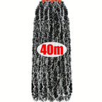 Garland Classic Christmas Artificial Tinsel  in Green And White