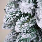 Garland Snow Flocked Christmas , Snowy Artificial Christmas Garland