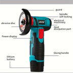 JAVN 12V Cordless Angle Grinder - 19500 RPM Powerful Electric Grinding & Polishing Machine