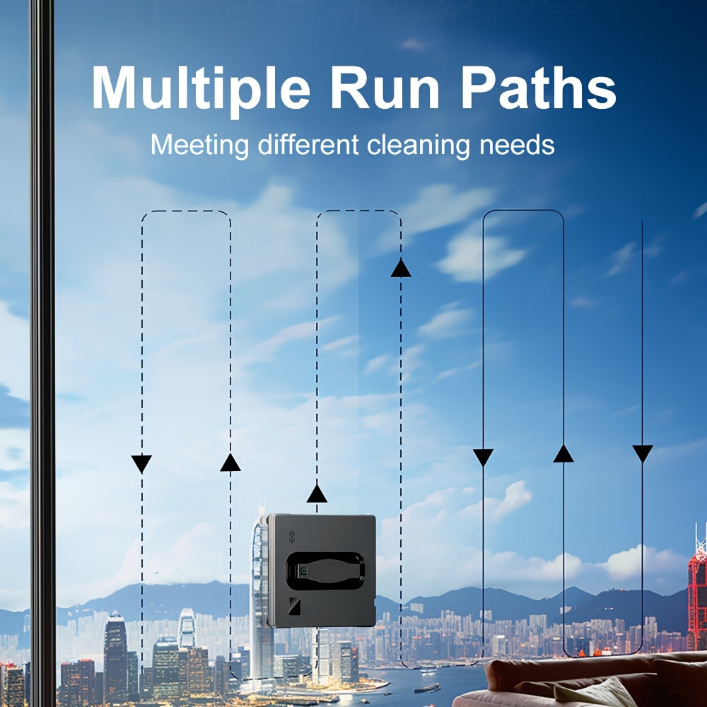 Window Cleaning Robot The Automatic Sprays Water Automatically, The Square Window Cleaning Robot Glass Robot Remote Control Electric Planning Intelligent Window Cleaning Artifact HC-21B.