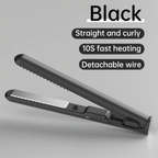 Straightener and Curler 2-in-1 , USB-Powered Mini Styler, Dual Use, Heat-Resistant, Portable Travel, Frizz-Free, Shiny & Smooth – Multi-Func