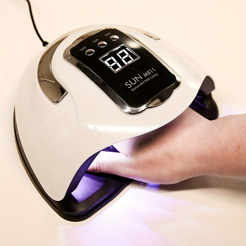 Nail Lamp Professional Quick-Dry /LED  - /LED Light Machine for Fast Gel Polish, LCD Display & Operation (Adapter-Free) - & Salon Use, Low-Power /Blue Light for -Free Nail Hardening, No Odor