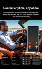 Smartwatch 2024 New , IP67, LED Display, Altitude Gauge, Barometer, 100+ Sports Modes, 300mAh Battery, Multimedia Information Viewing, Weatherometer, Pedometer, Fitness Tracker, Wireless 5.0, Android/iOS Compatible, with Call/