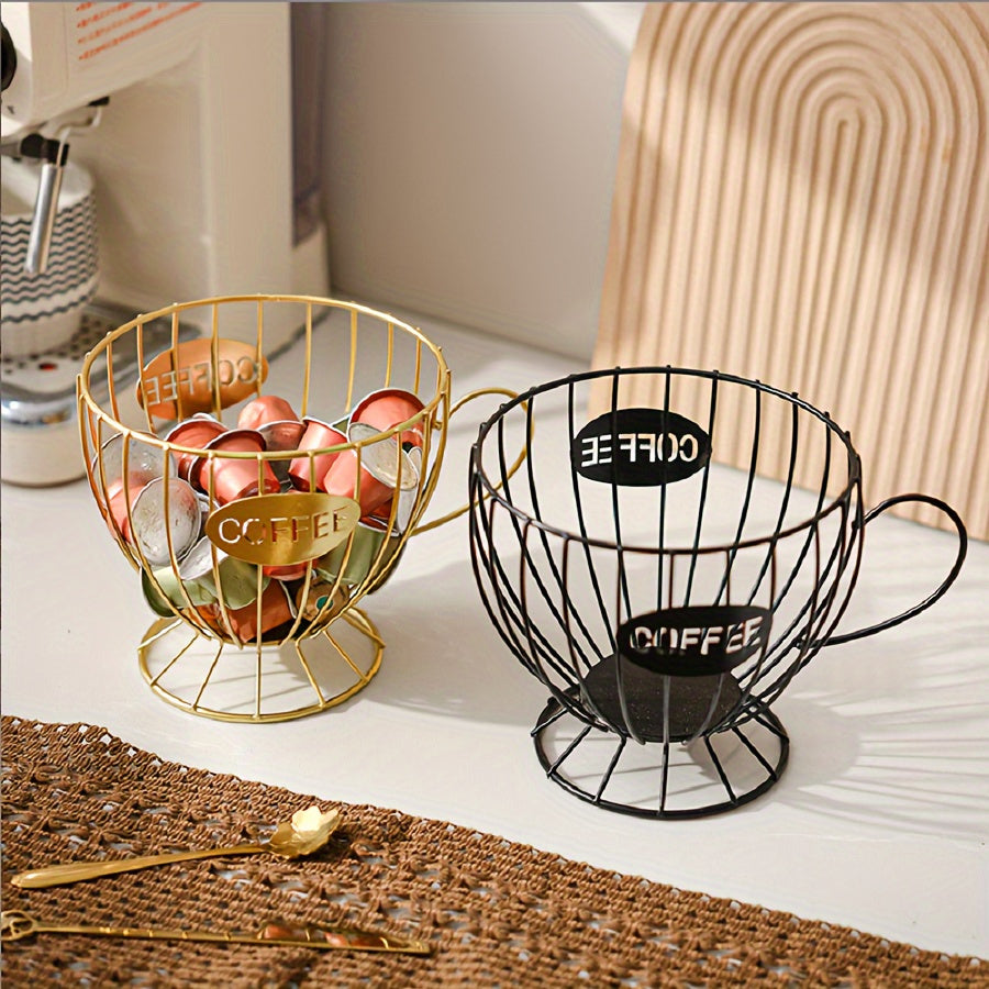 Coffee Capsule Organizer 1pc Modern Nordic  - Elegant Black