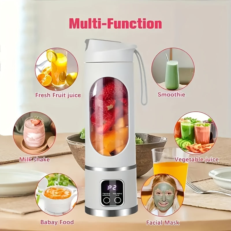 Blender and Handheld Juicer USB Charging Portable Cordless