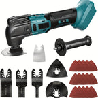 Oscillating Multi-tool, Equipped with 2x1500mAh Batteries Or Bare Tools Without Battery Cordless