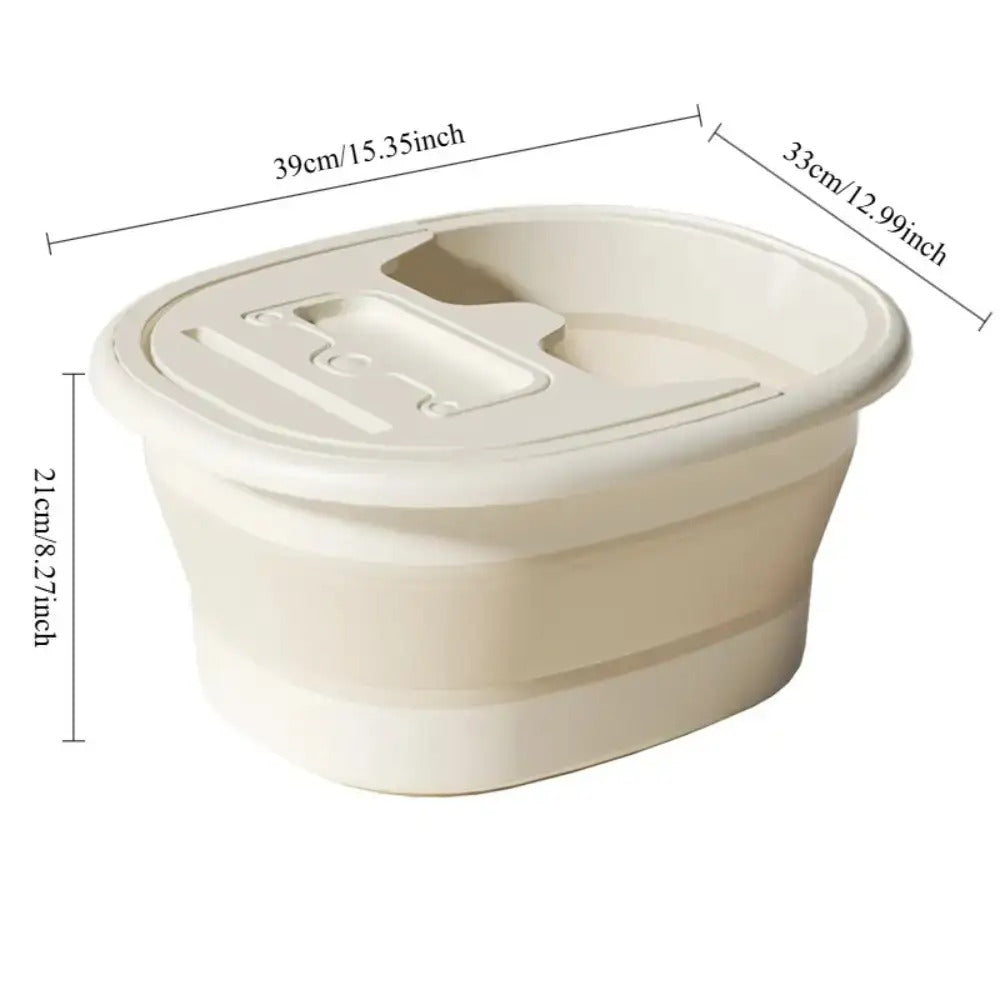 Foot Spa Bath Tub Portable Folding  with Built-In Massager - not electric