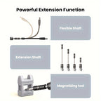 Screwdriver Set 115in 1 Professional , Strong Magnetic Multi-functional Tool Kit with Shaped Drill Bits, Rust Resistant Metal Finish, One-Way Head Style, Ideal for Mechanics - No Assembly Required