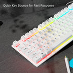 Keyboard EWEADN Silent Wired Gaming