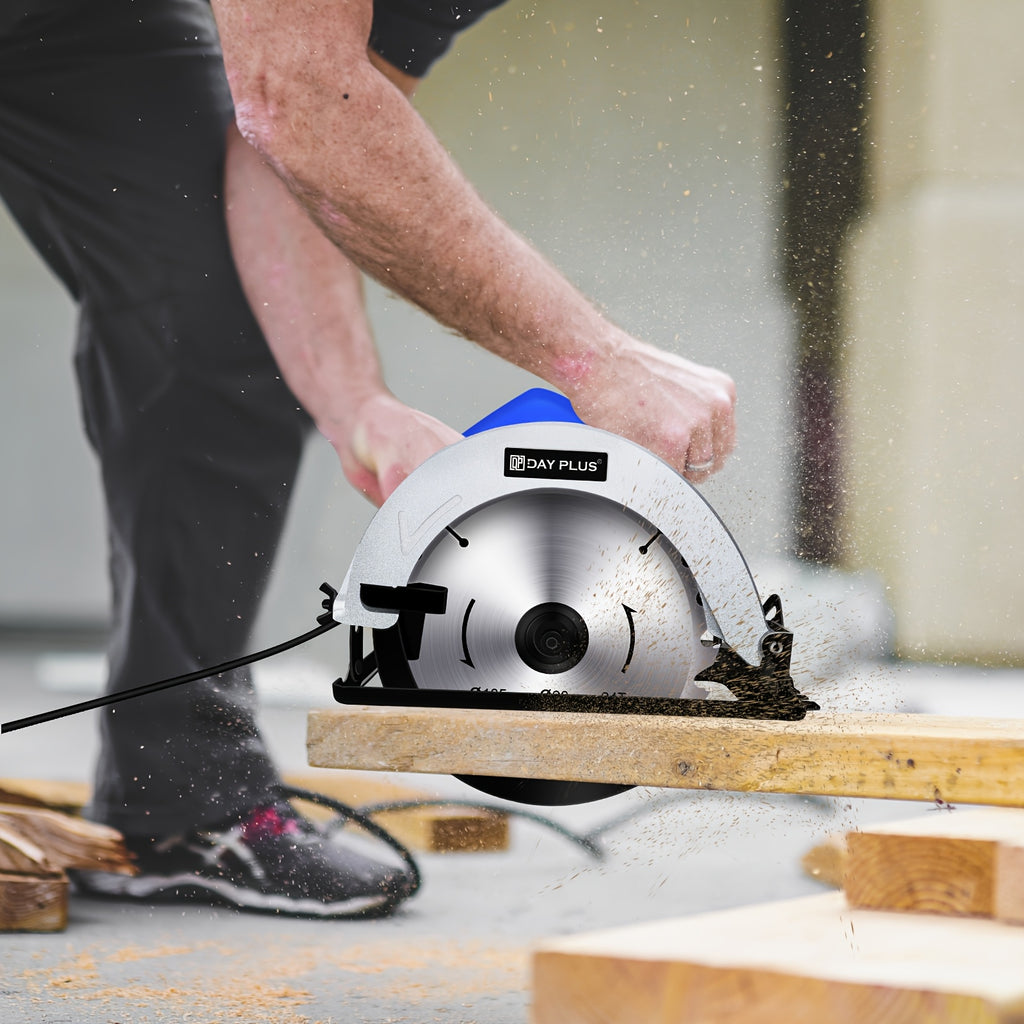 Saw Circular Compact Electric  Saw, 1500W, 7-1/2 Inch Adjustable Cutting Depth,