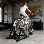 Bike Trainer Stand Indoor/Outdoor  with Adjustable Resistance & Sturdy Frame