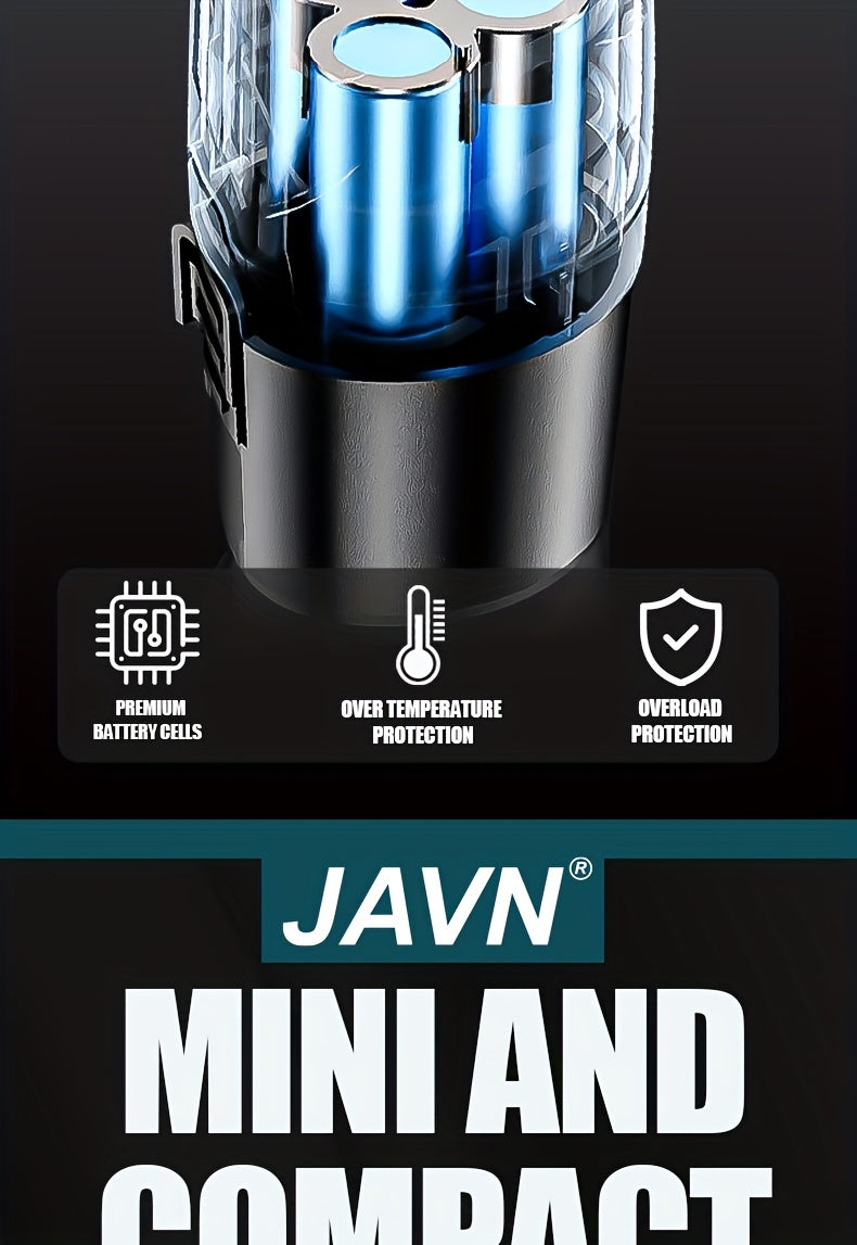 JAVN 12V Cordless Angle Grinder - 19500 RPM Powerful Electric Grinding & Polishing Machine