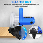 Saw Circular Compact Electric  Saw, 1500W, 7-1/2 Inch Adjustable Cutting Depth,