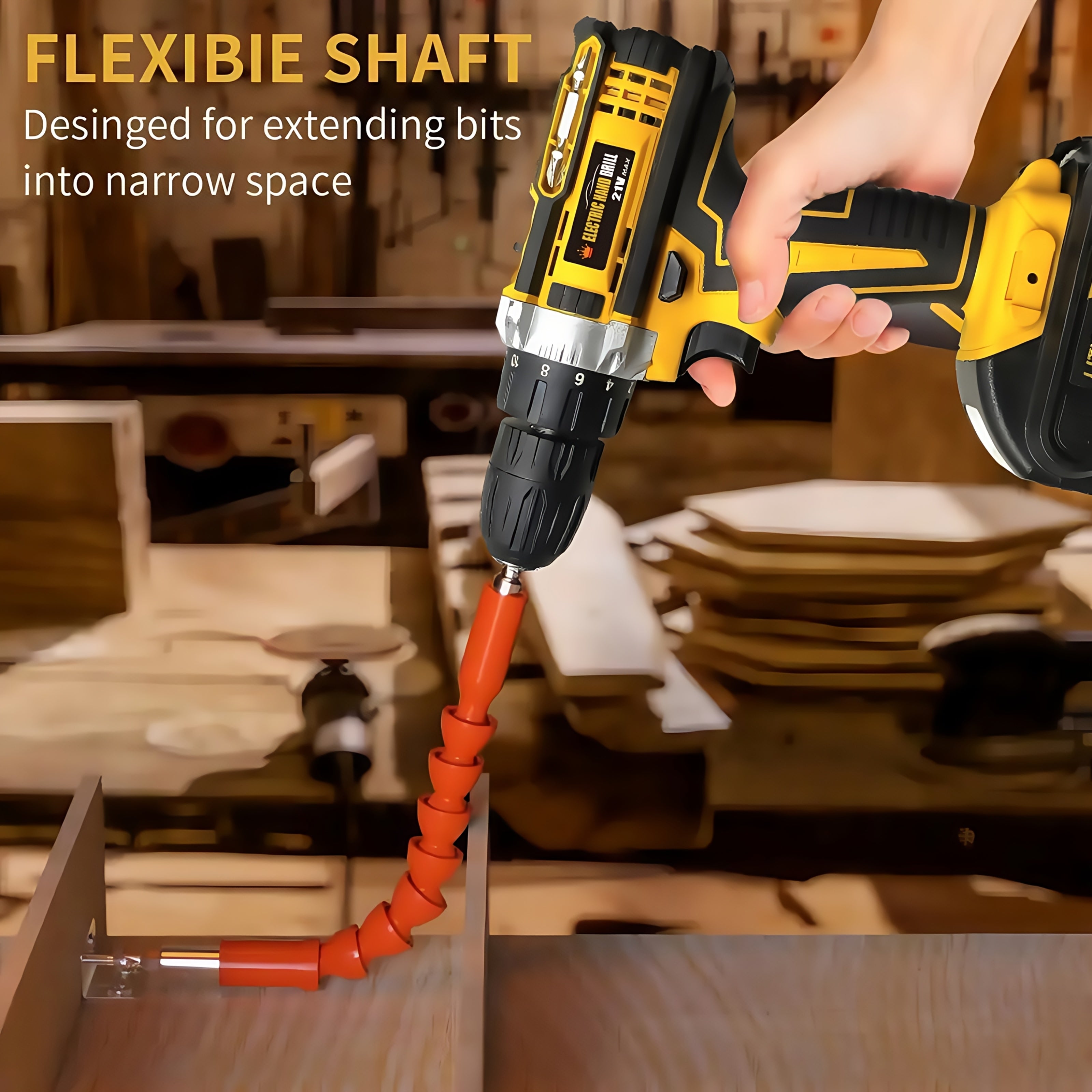 Drill Set Wireless . The New Impact Drill Is Equipped With A 3/8-inch Keyless Chuck And A Work Light