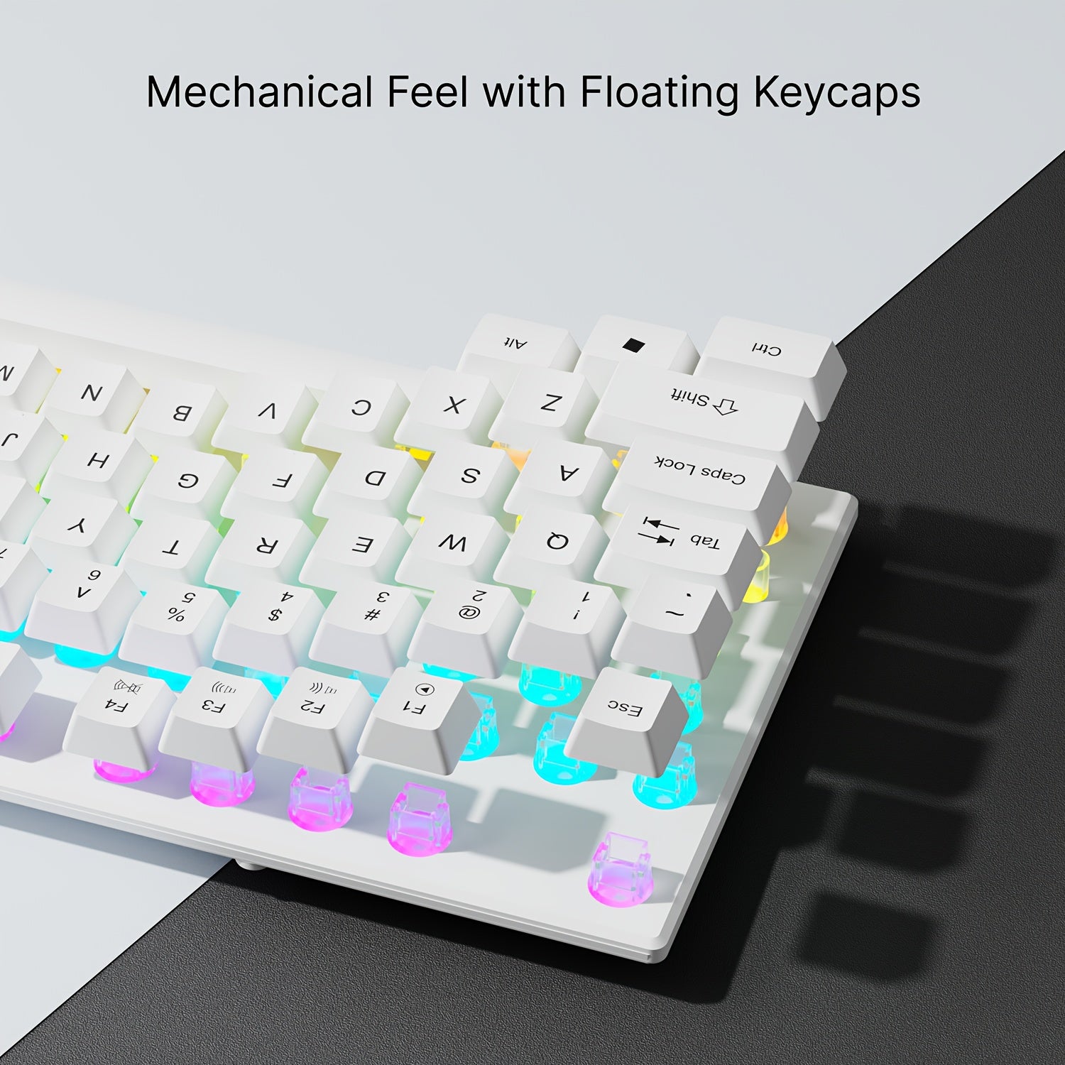 Keyboard EWEADN Silent Wired Gaming