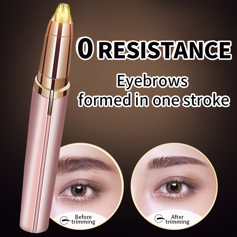 Eyebrow Trimmer for Men & Women -USB- Electric  Automatic Hair Removal Pen with Stainless Steel Blade