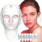 Facial Mask Beauty Device 138-Bead LED , 7-in-1 Face & Neck Care Tool with 7 Modes – Perfect for Home Use and Travel, Salon-Quality Skincare