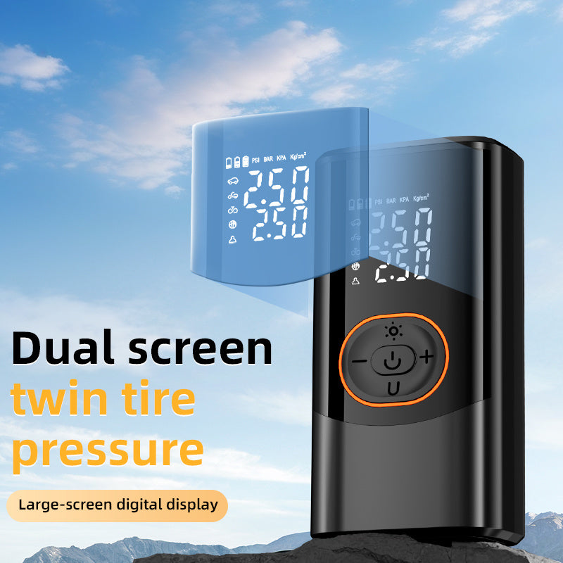 Tire Inflator with Digital Pressure Gauge Portable