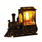 Light Christmas LED Candle - Flameless Candle with Santa Claus and Reindeer, Squirrel, Snowman Theme, Suitable for Christmas