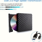 CD/DVD Drive for Laptop Ultra-Slim Portable External