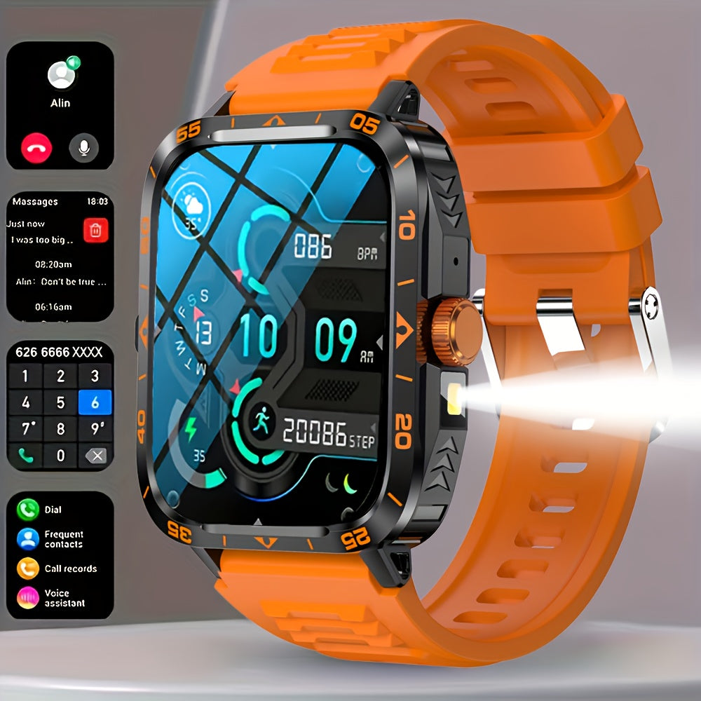 Smartwatch 2024 New , IP67, LED Display, Altitude Gauge, Barometer, 100+ Sports Modes, 300mAh Battery, Multimedia Information Viewing, Weatherometer, Pedometer, Fitness Tracker, Wireless 5.0, Android/iOS Compatible, with Call/